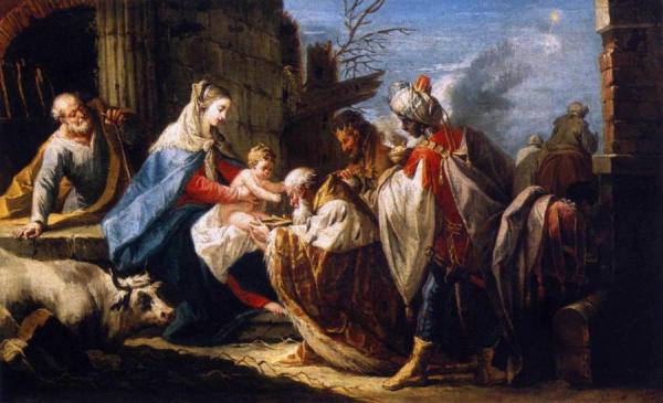 The Adoration Of The Magi by Gaspare Diziani
