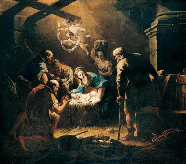 Gaspare Diziani The Adoration Of The Shepherds