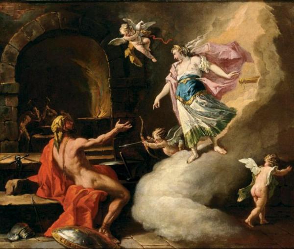 Gaspare Diziani Venus And Vulcan