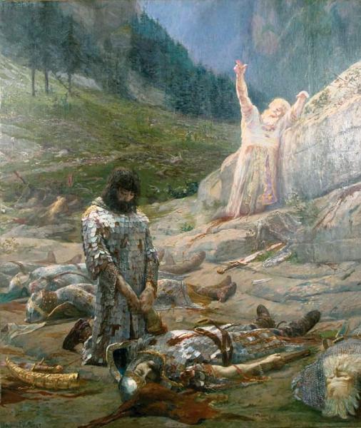 La Mort Des Preux by Gaston Bussiere