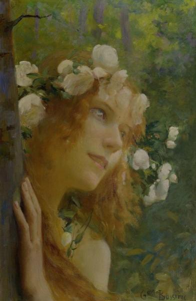 Nymph by Gaston Bussiere
