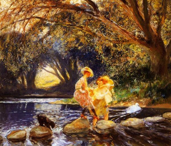 Gaston La Touche A Difficult Crossing