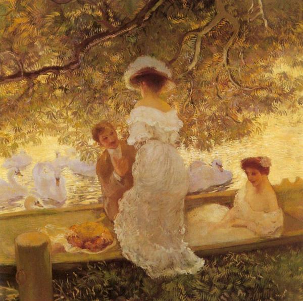 Gaston La Touche The Boating Party