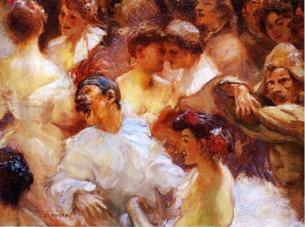 The Carnival by Gaston La Touche Oil Painting Reproductions
