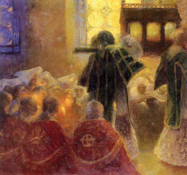 The Relics by Gaston La Touche Oil Painting Reproductions