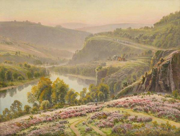 View Of Corrèze by Gaston Vincent Anglade