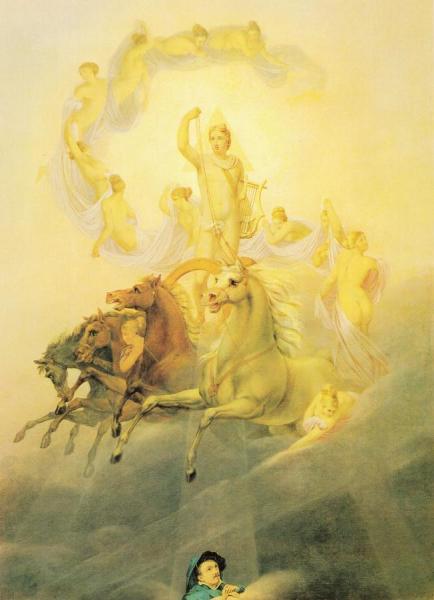 Georg Friedrich Kersting Apoll Mit Den Stunden