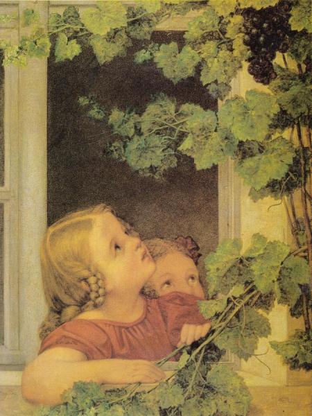 Georg Friedrich Kersting Children At The Window