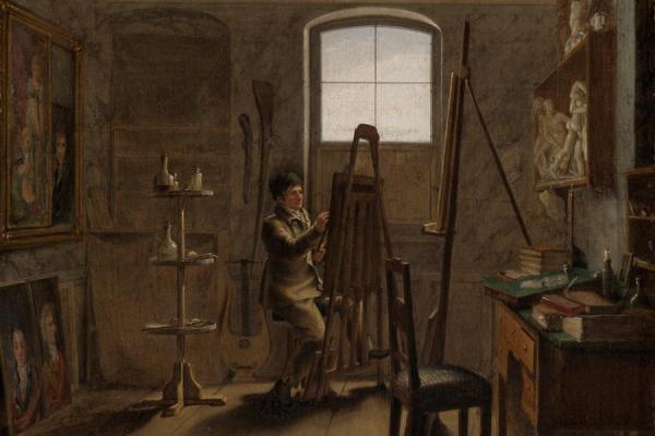 Georg Friedrich Kersting Gerhard Von Kügelgen In His Studio