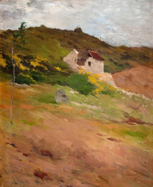 French Landscape by Georg Pauli Oil Painting Reproductions