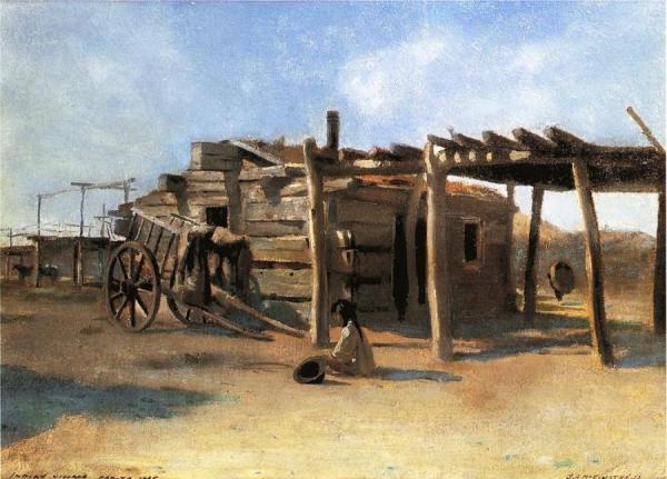 Indian Village, Dakota by George A. Mckinstry