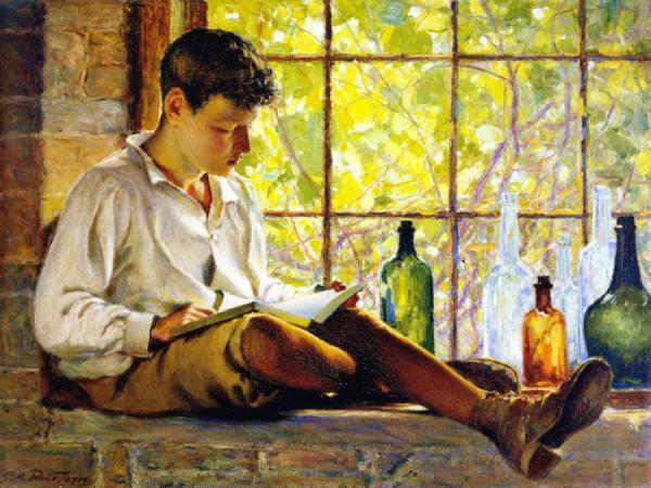 In The Cellar Window by George A. Reid