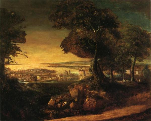 View Of Baltimore From Howard's Park by George Beck