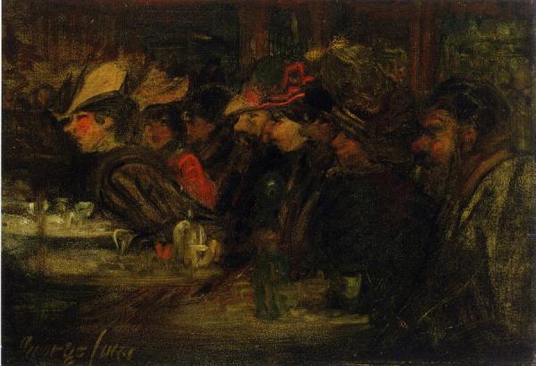 At The Cafe by George Benjamin Luks