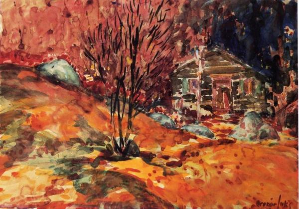 Autumn Landscape by George Benjamin Luks