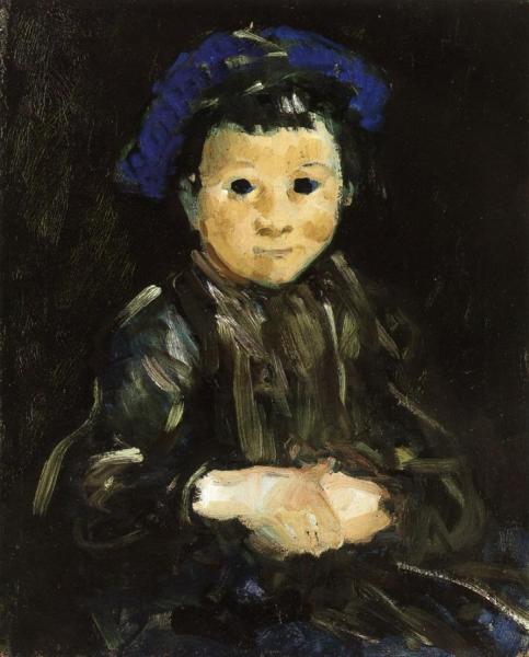 Boy With Blue Cap by George Benjamin Luks