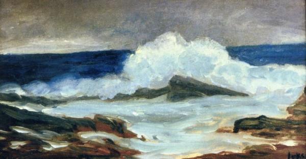 Breaking Surf by George Benjamin Luks