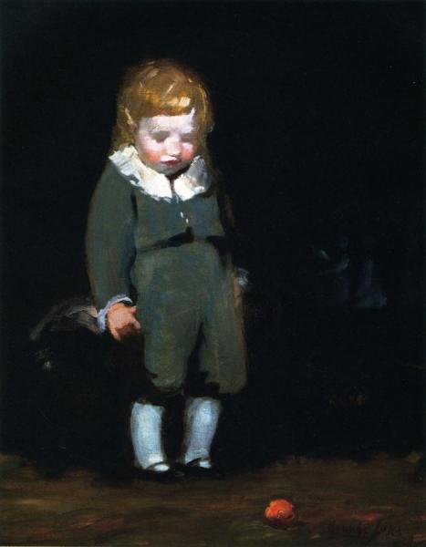 Child In Grey by George Benjamin Luks