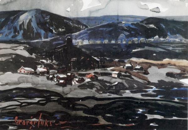 Coal Mining Town by George Benjamin Luks