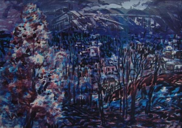 Colliers, Pottsville, 1924-25 by George Benjamin Luks