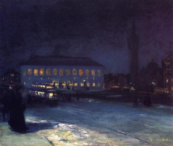 Copley Square by George Benjamin Luks