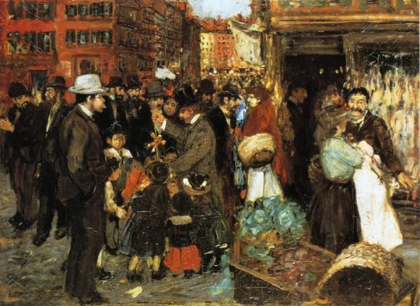 Hester Street by George Benjamin Luks
