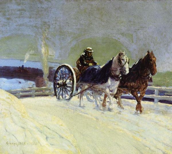 Hitch Team by George Benjamin Luks
