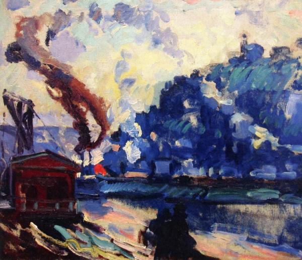 Morning Shadows by George Benjamin Luks