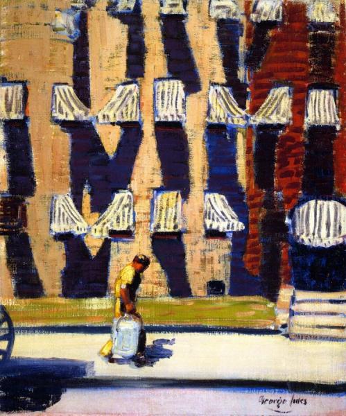 Noontime, St. Botolph Street, Boston by George Benjamin Luks