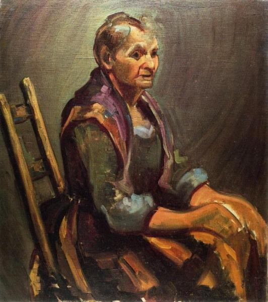 Old Woman by George Benjamin Luks