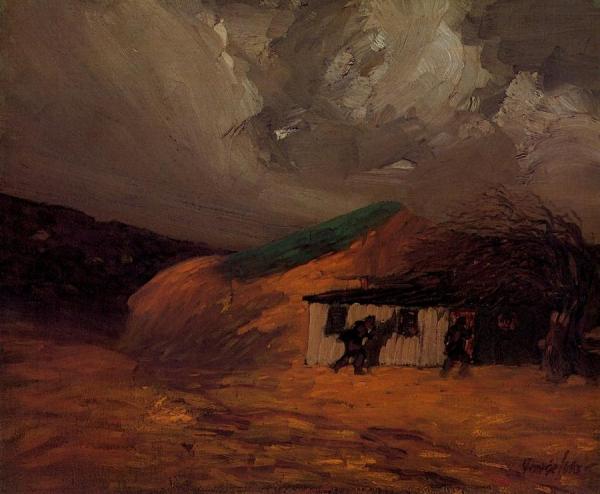 Storm In The Bronx by George Benjamin Luks