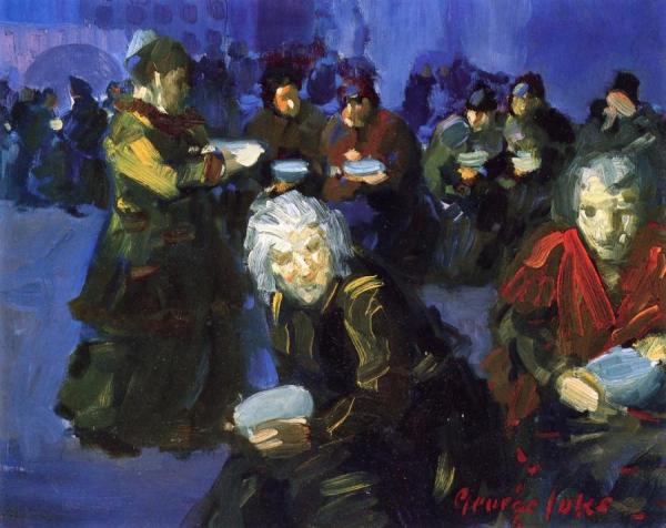 The Bread Line by George Benjamin Luks