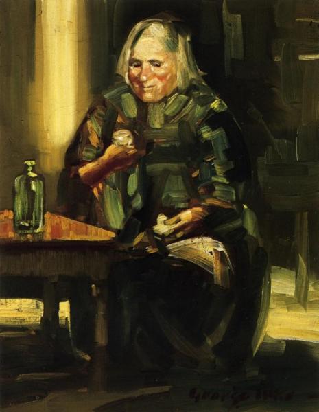 The Hole In The Wall by George Benjamin Luks