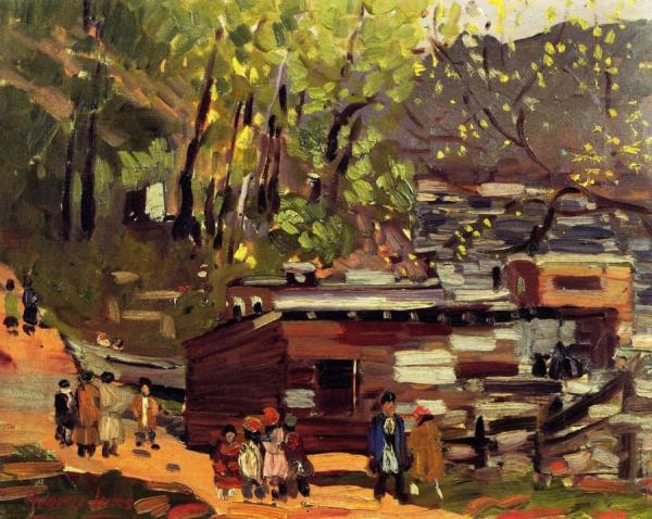 Upper Manhattan by George Benjamin Luks