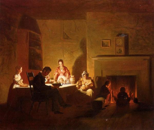 Family Life On The Frontier by George Caleb Bingham