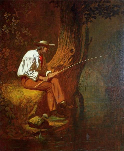 Mississippi Fisherman by George Caleb Bingham