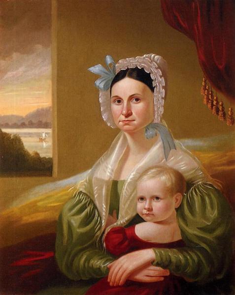 Mrs. David Steele Lamme And Son, William Wirt by George Caleb Bingham
