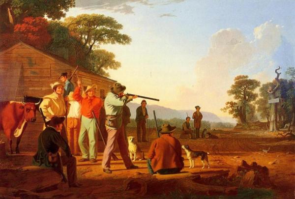 Shooting For The Beef by George Caleb Bingham