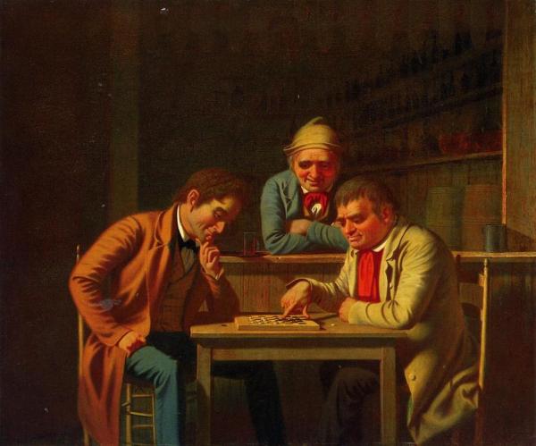 George Caleb Bingham The Checker Players