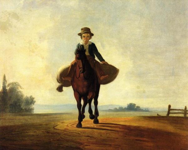 George Caleb Bingham The Mill Boy: The Boonville Juvenile Clay Club Banner
