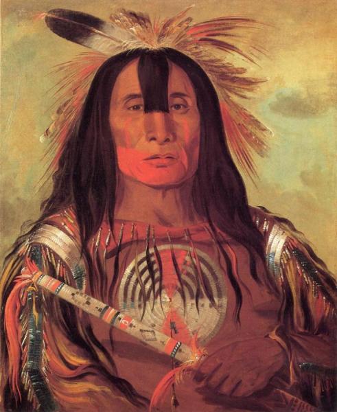 Buffalo Bull's Back Fat, Head Chief, Blood Tribe by George Catlin