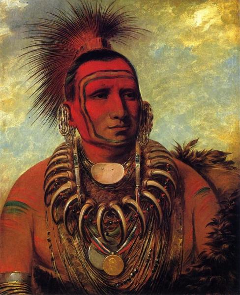 Little Wolf, A Famos Warrior by George Catlin