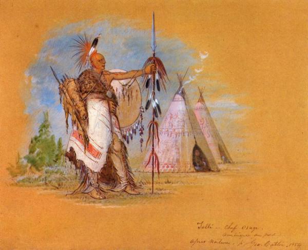 Tal-lee, A Warrior Of Distinction by George Catlin