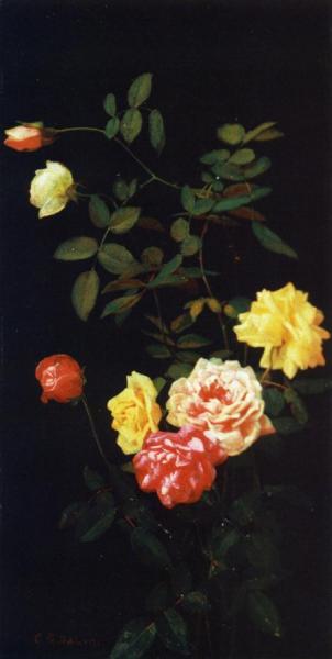 George Cochran Lambdin Still Life Of Roses
