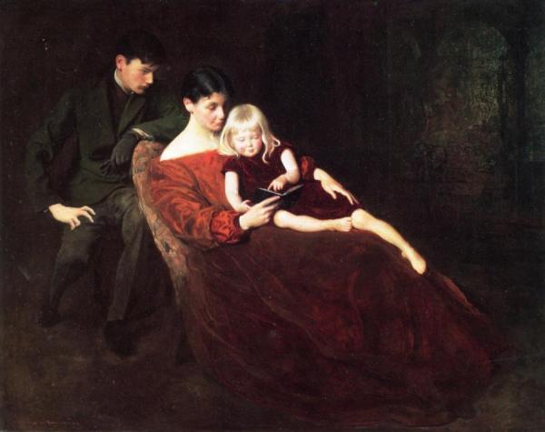 A Family Group by George De Forest Brush