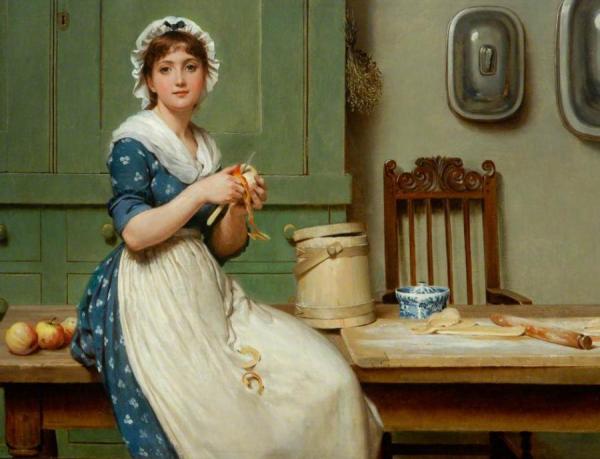 Apple Dumplings by George Dunlop Leslie