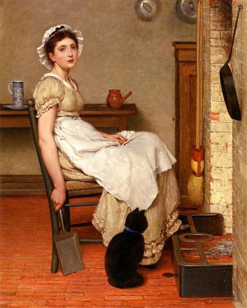 Her First Place by George Dunlop Leslie Oil Painting Reproductions