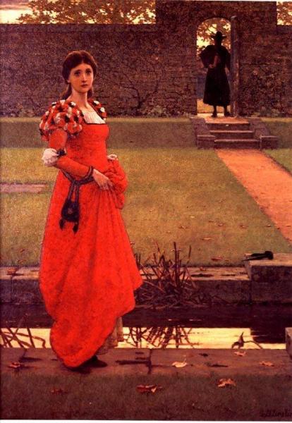 In The Wizard's Garden by George Dunlop Leslie Oil Painting Reproductions