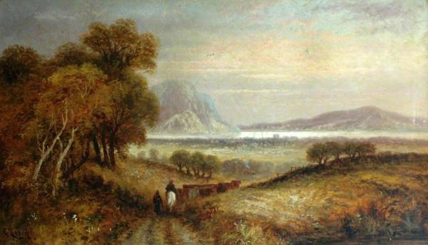 Landscape by George Dunlop Leslie