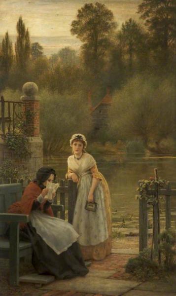 News From Abroad by George Dunlop Leslie